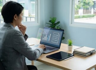 Garantías y reembolsos en servicios de impulso: qué esperar al comprar seguidores, likes u otros apoyos imagen estilo realista profesional y sobria que represente confianza, claridad y transparencia en servicios digitales. La escena muestra a un creador o emprendedor revisando información en una pantalla (laptop o tablet), con elementos visuales sutiles como documentos, checklists, iconos de verificación y gráficos simples, transmitiendo orden y seguridad. El entorno debe sentirse calmado y profesional, sin urgencia ni exageración. Conceptos clave a transmitir: confianza, claridad, respaldo, decisiones informadas, transparencia. Estilo visual: limpio, minimalista, colores neutros o suaves (azules, grises, verdes), iluminación natural, diseño moderno. No incluir textos largos, números llamativos ni promesas visuales de resultados. No mostrar dinero, compras ni símbolos agresivos. Formato horizontal, pensado para encabezado de artículo de blog.